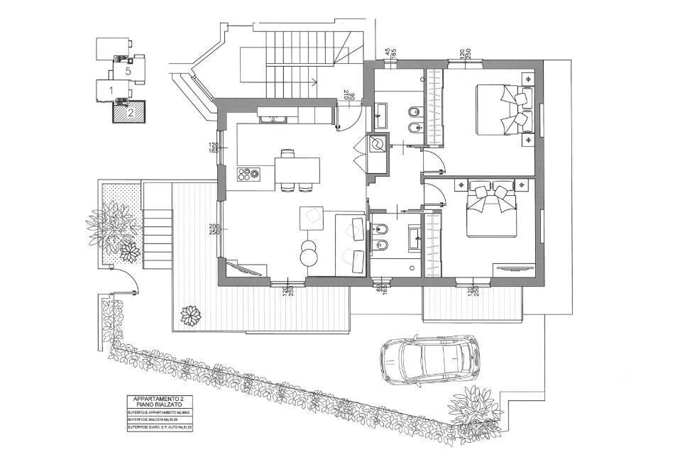 Planimetria - Quadrilocale via Colla, Celle Ligure - foto 1