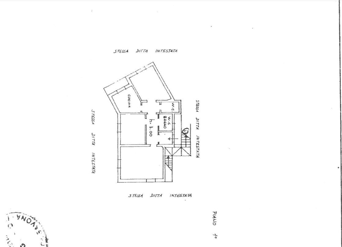 Quadrilocale via Capitano Lazzaro Parodi, Varazze - planimetria 1