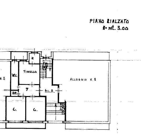 Appartamento - Four-room apartment Via Vittorio Veneto, 8, Valfenera - floor plans 1