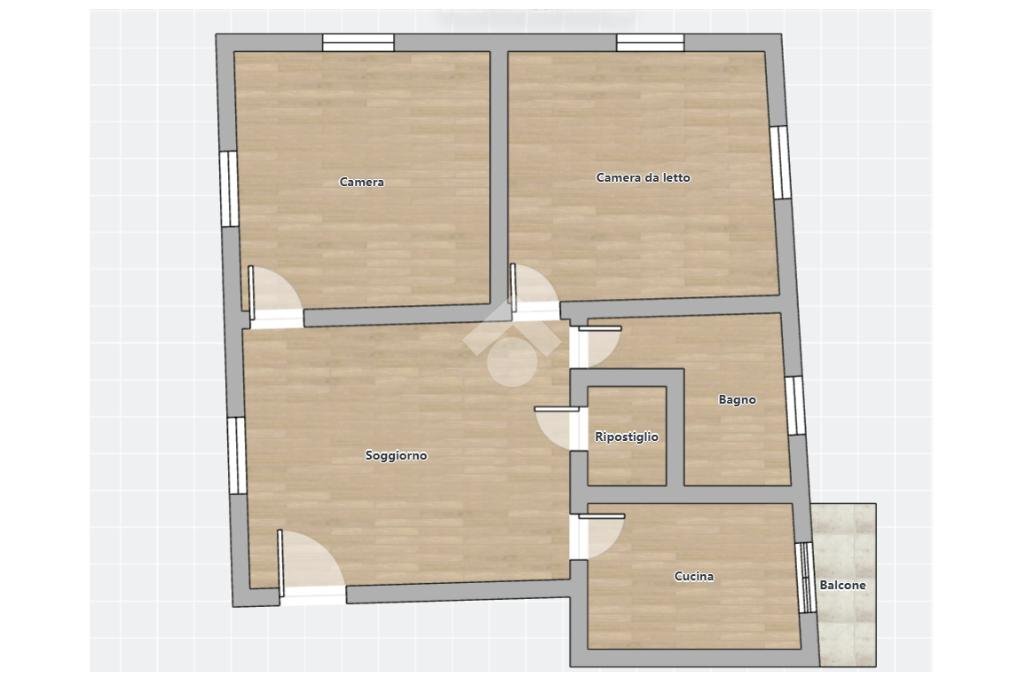 Quadrilocale Via San Pier di Canne, Chiavari - planimetria 1