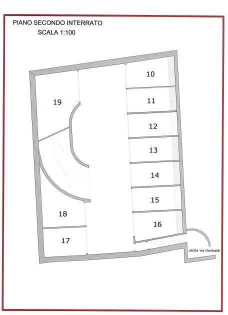 Planimetria - Box via Giuseppe Garibaldi, Varazze - photo 2
