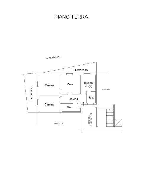 Quadrilocale via Guglielmo Marconi, Varazze - planimetria 1