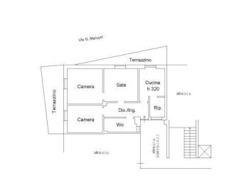 planimetria - Four-room apartment via Guglielmo Marconi, Varazze - photo 18