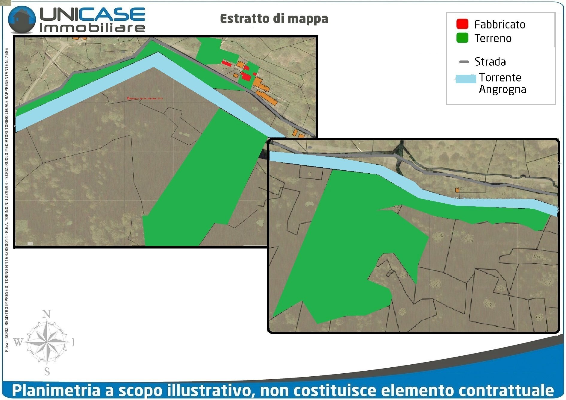 Casa semi indipendente loc. Gournie, Angrogna - planimetria 1