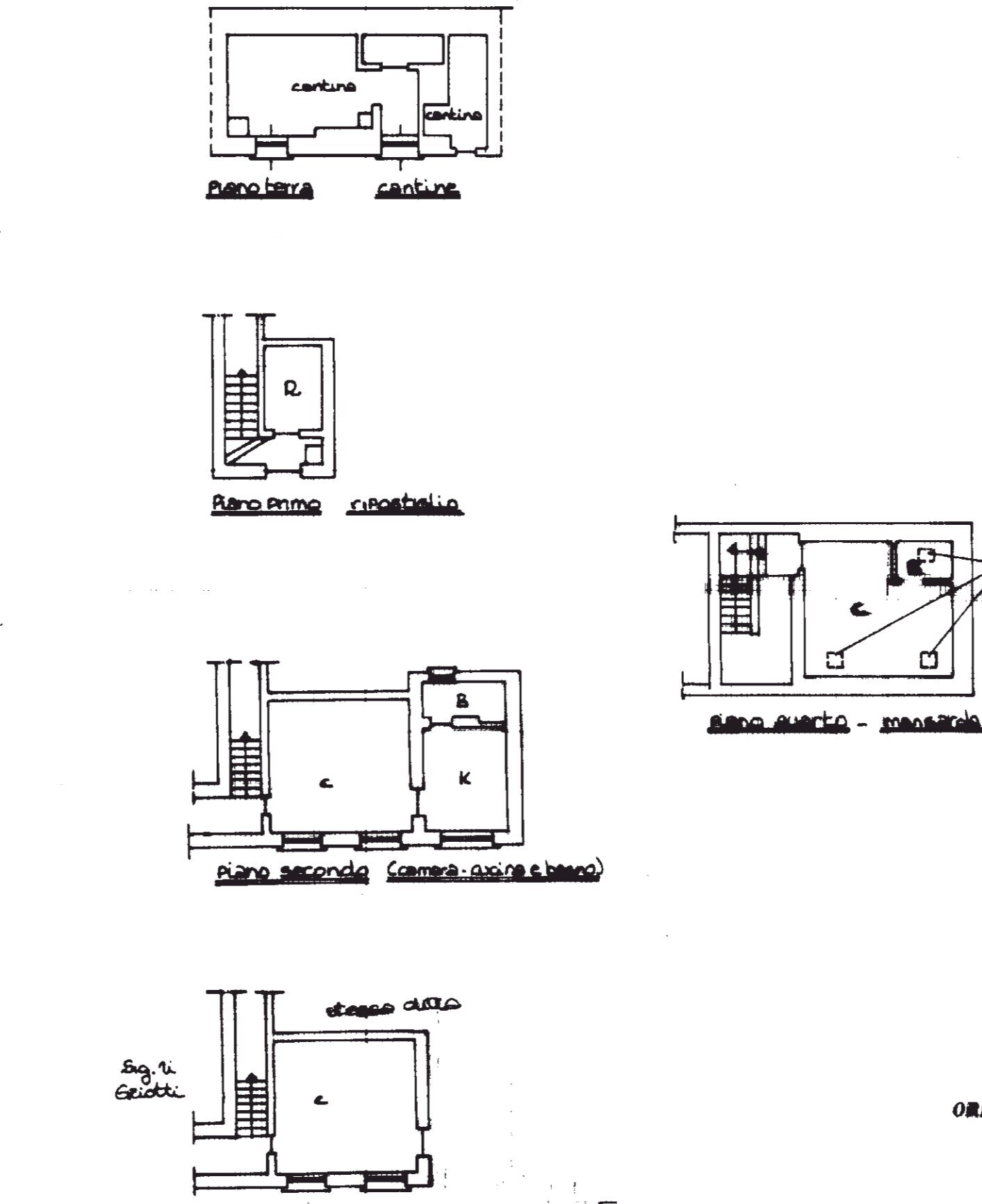 Casa semi indipendente Corso A. Toscanini, snc, frazione Latte, Ventimiglia - planimetria 1