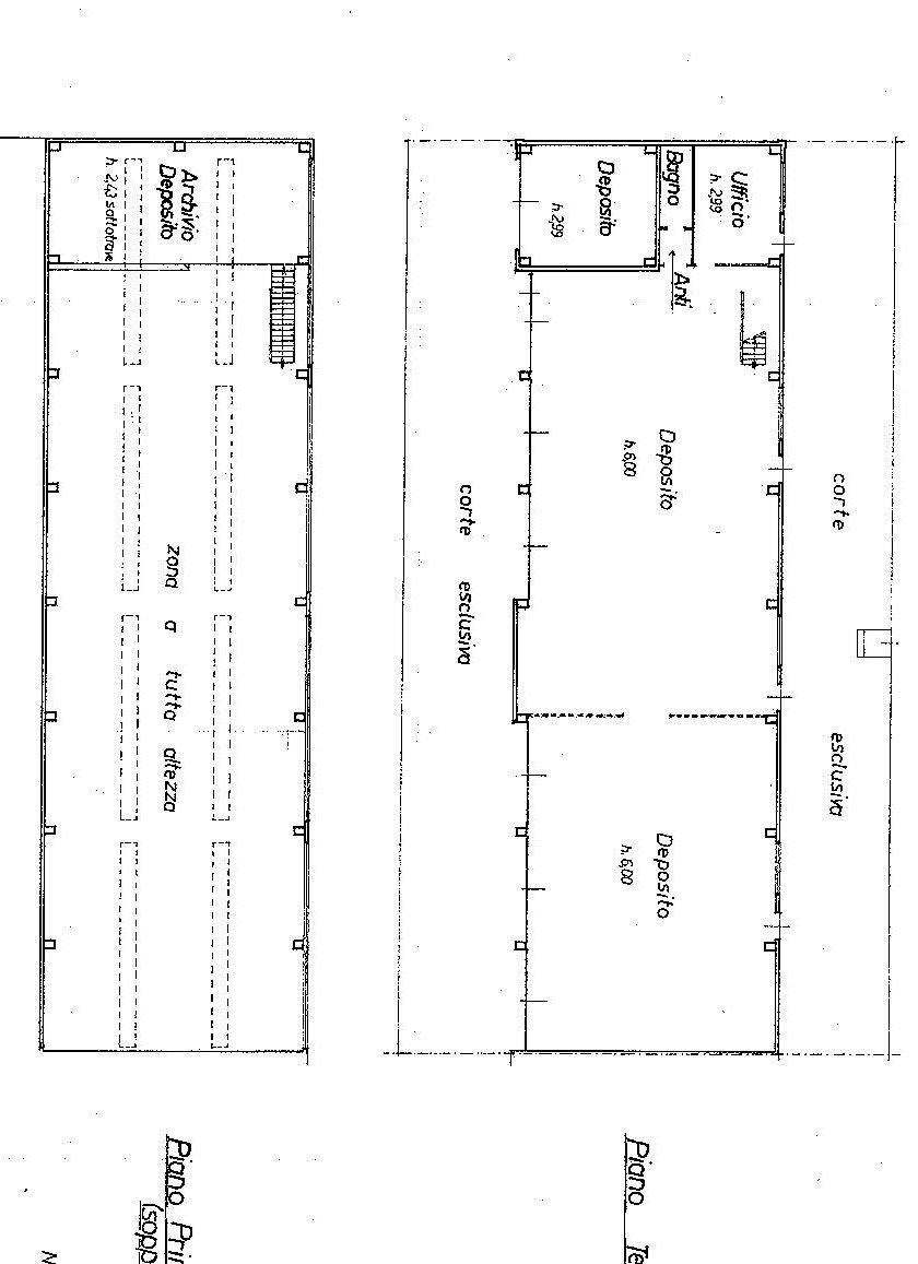 planimetria - Capannone Castel Bolognese - planimetria 1