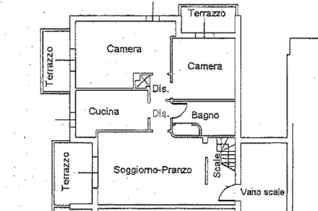 Quadrilocale Via mazzini, Valsamoggia - planimetria 1