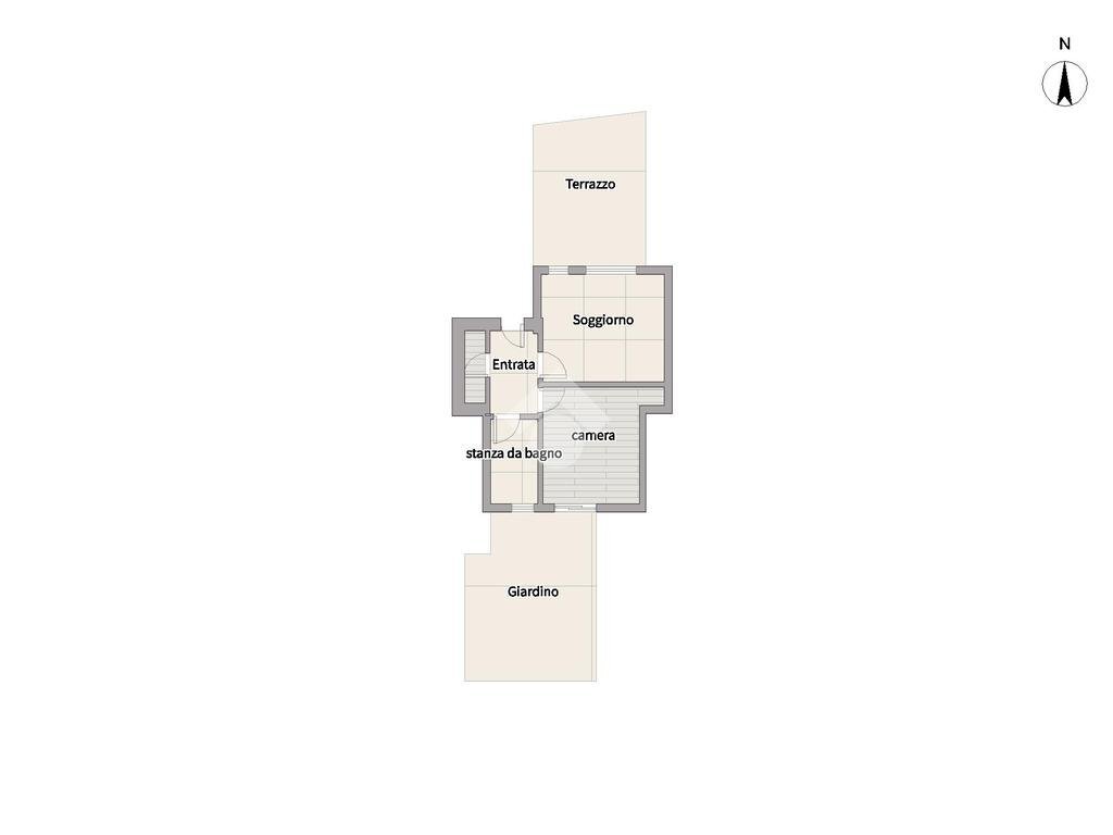 Two-room apartment Via IV Novebre, Diano Arentino - floor plans 1