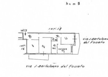 Planimetria - Trilocale via San Bartolomeo del Fossato, 74, Genova (zona Sampierdarena) - foto 28