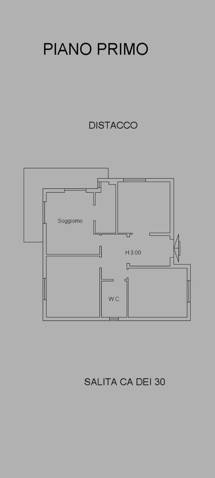 Quadrilocale Genova (zona Bolzaneto) - planimetria 1