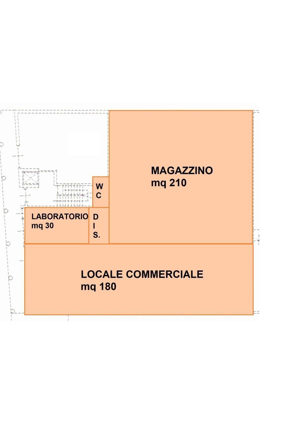 Negozio strada Statale 28, 8/e, Vicoforte - planimetria 1