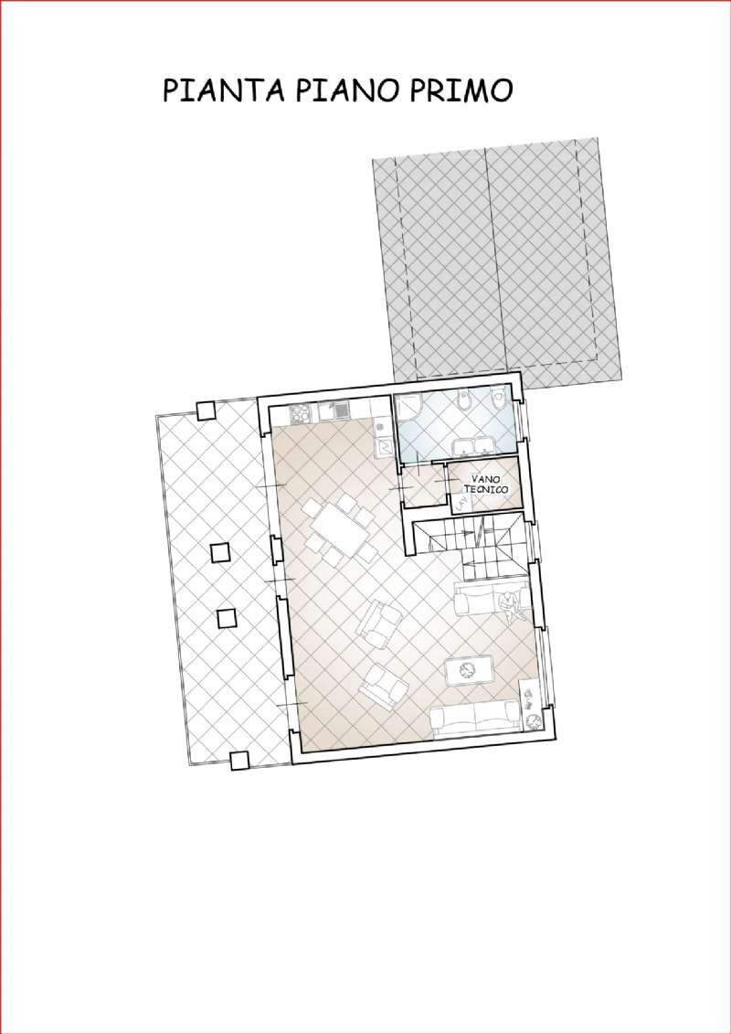 piano primo - u.i.u. b1-2_page-0001 - Four-room apartment via Torino, 31, Cuneo - floor plans 1