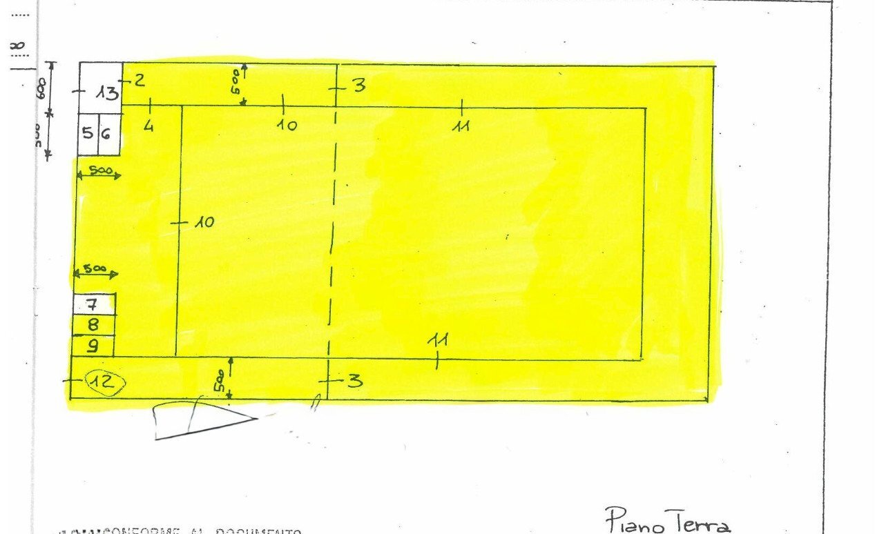 Shed Castel Guelfo di Bologna - floor plans 1