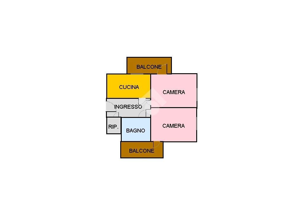 Trilocale Via san maurizio, Ciriè - planimetria 1