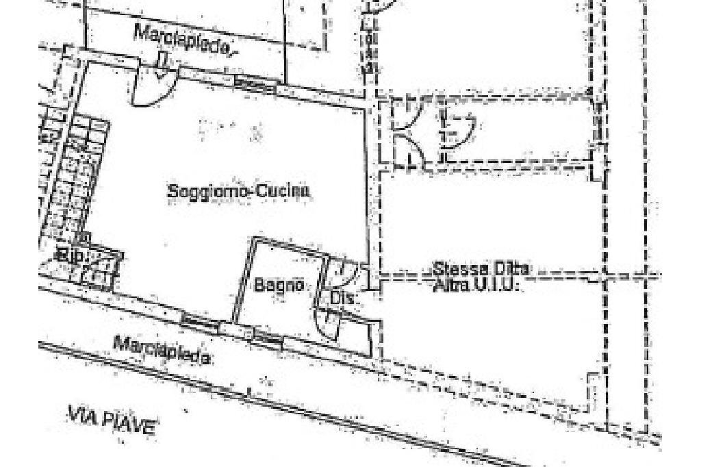 Casa semi indipendente Via Piave, Leini - planimetria 1