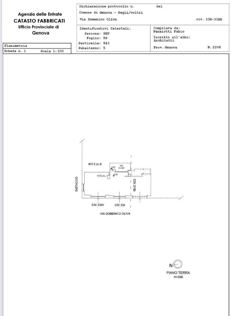 IMG_6817 - Negozio via Domenico Oliva, 31R, Genova (zona Sestri Ponente) - planimetria 1