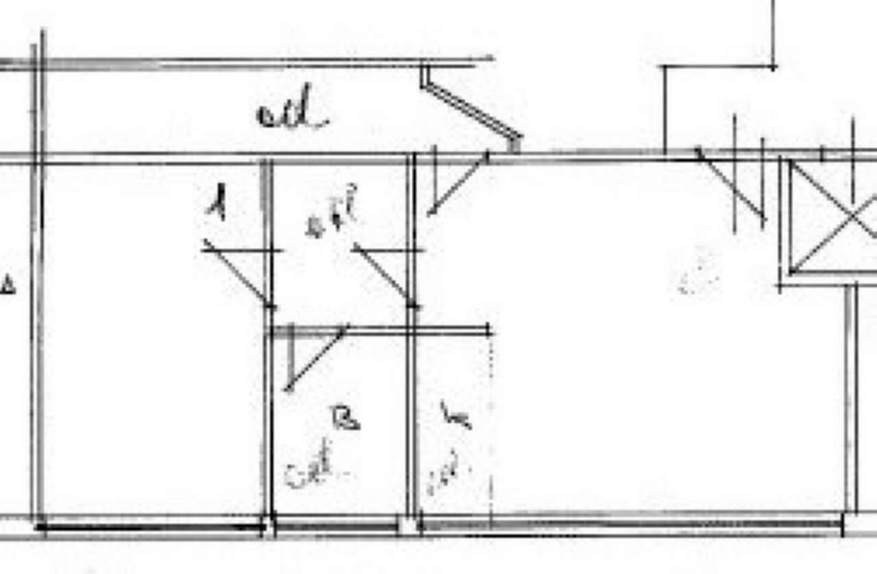 planimetria - Bilocale via Beata Vergine del Carmelo, Roma (zona Mostacciano) - planimetria 1