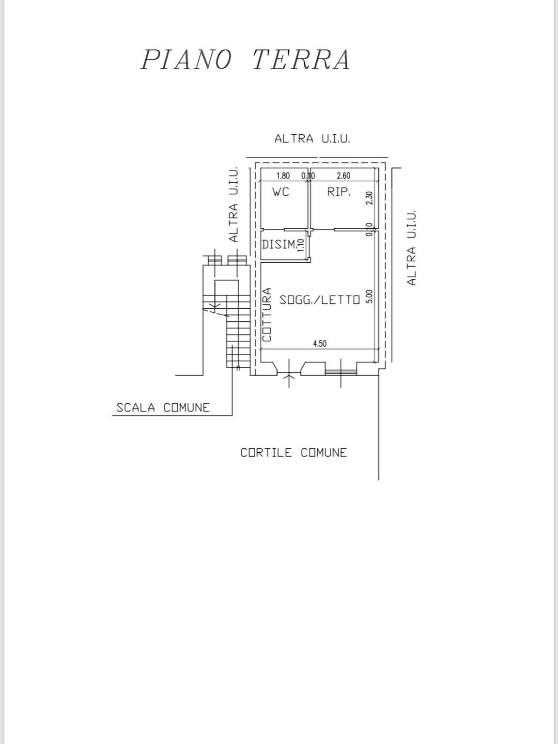 Monolocale via Alessandro Manzoni, 7, Basiano - planimetria 1