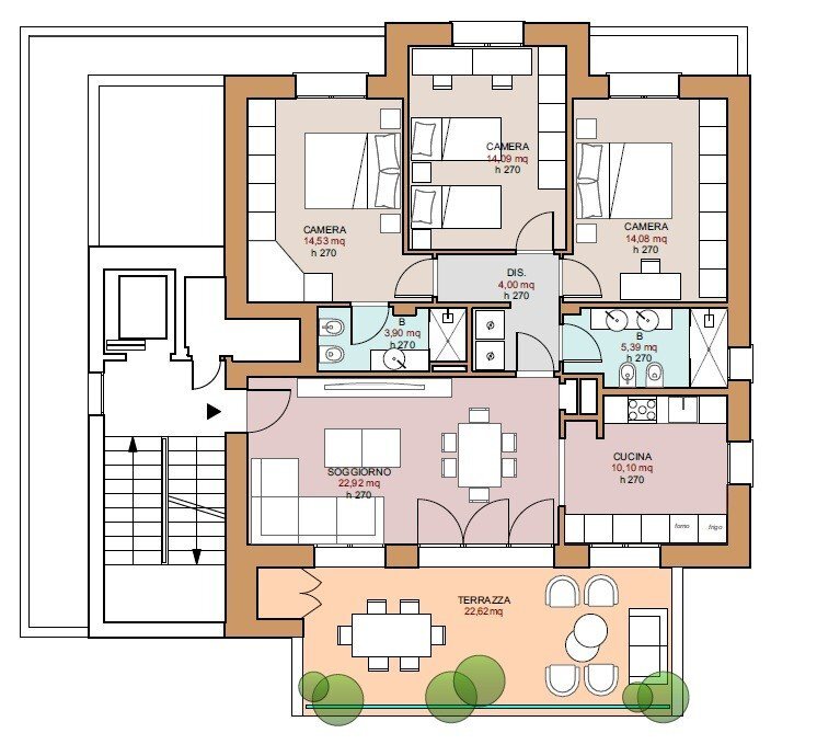 Appartamento Castel Maggiore - planimetria 1