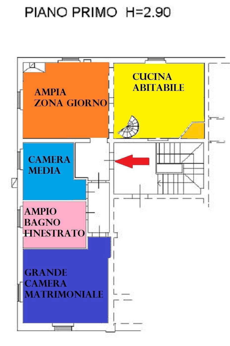 Apartment via delle Colombaie, 2I, Prato (neighborhood Casale) - floor plans 1