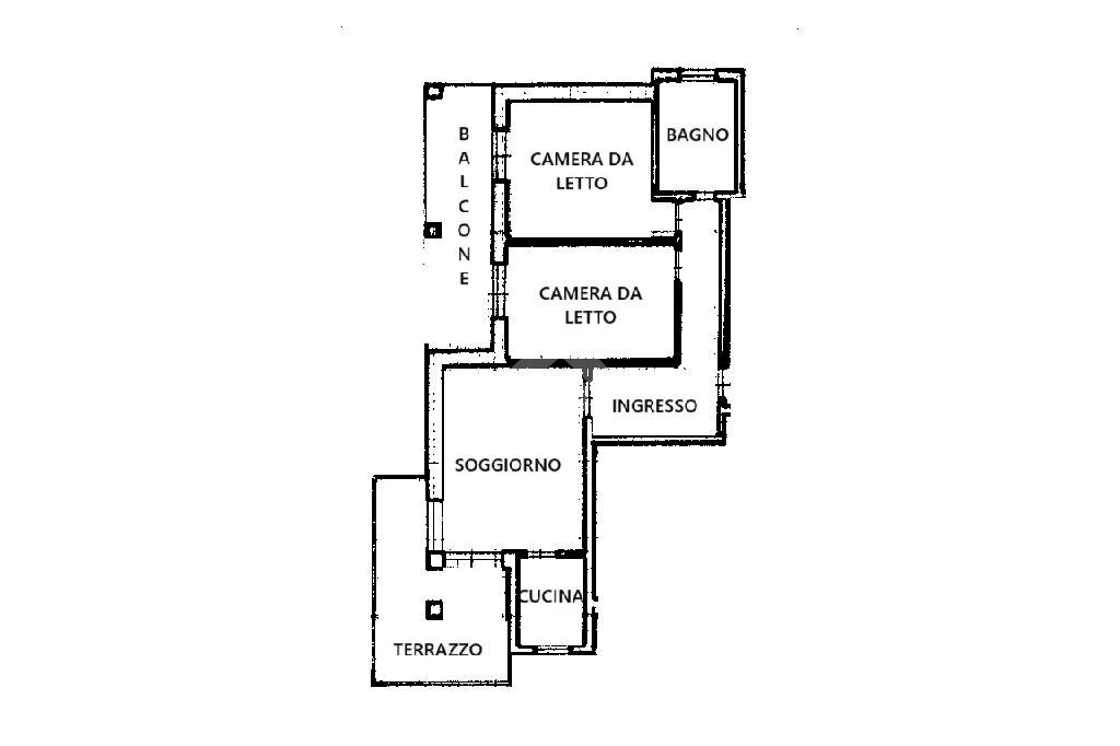 Quadrilocale Via Provinciale Nuova, Rifreddo - planimetria 1