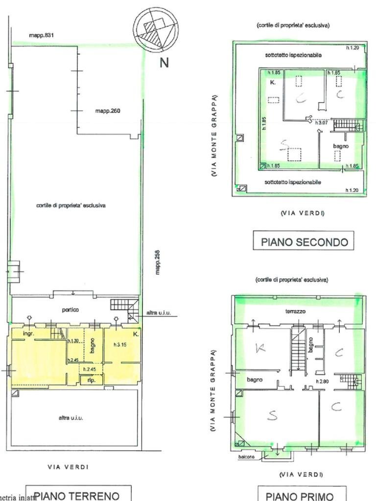 Villa Corbetta, Corbetta - planimetria 1