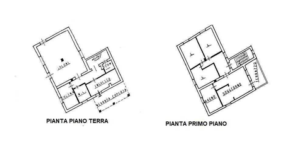 Villa Bifamiliare Contrada Pozzo Tre Pile, Martina Franca - planimetria 1