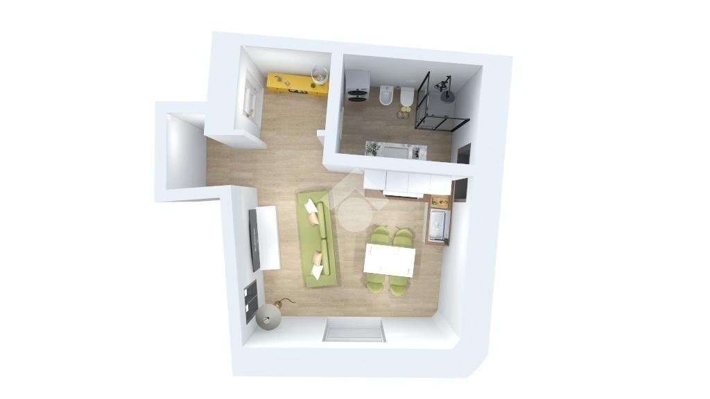 Bilocale Via Cravotto, Villarbasse - planimetria 1