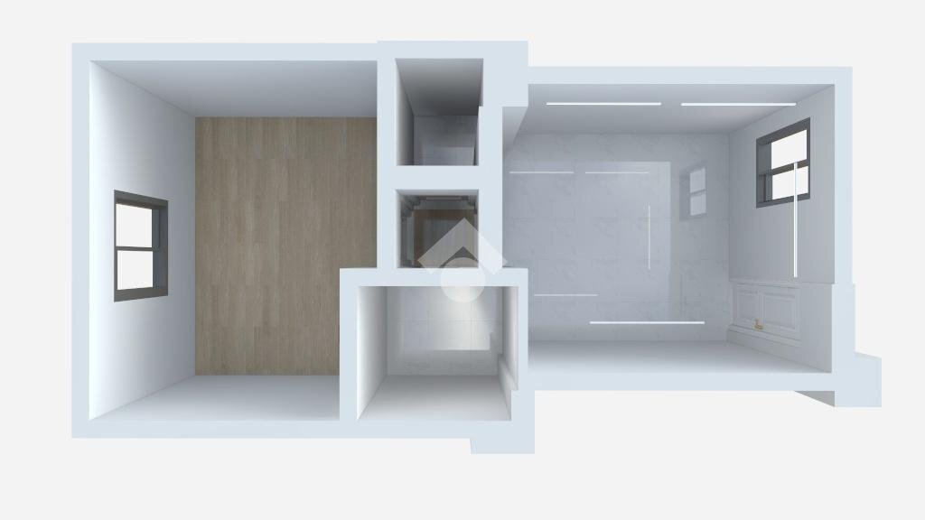 Two-room apartment Via Carlo Imbonati, Milano (neighborhood Maciachini) - floor plans 1