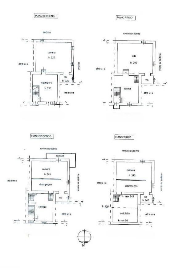 Appartamento via Calegaris, San Sebastiano Curone - planimetria 1