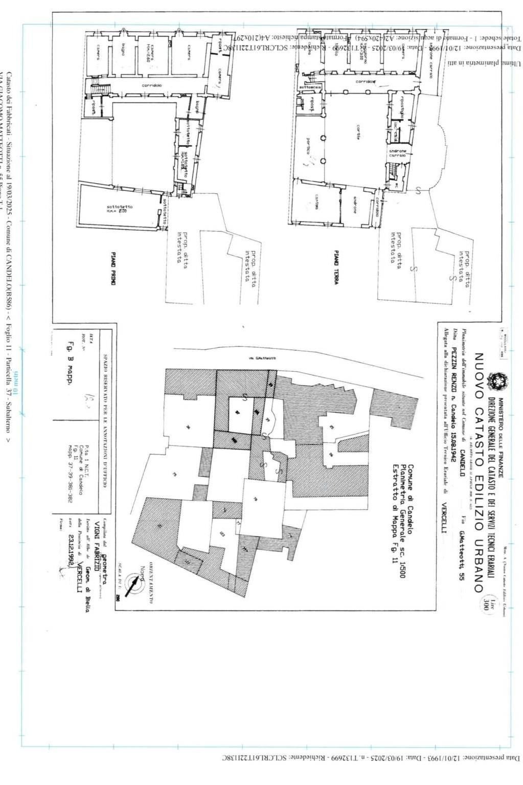 Villa a Schiera via Giacomo Matteotti, 55, Candelo - planimetria 1