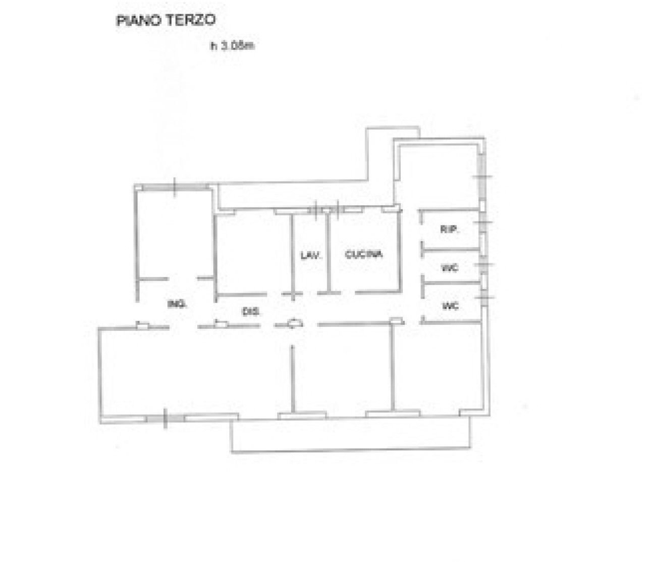 Appartamento via Josemaria Escrivà, 2, Catania - planimetria 1