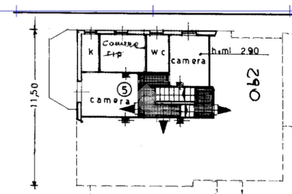 Trilocale Via Matrice Destra, Savignano sul Rubicone - planimetria 1