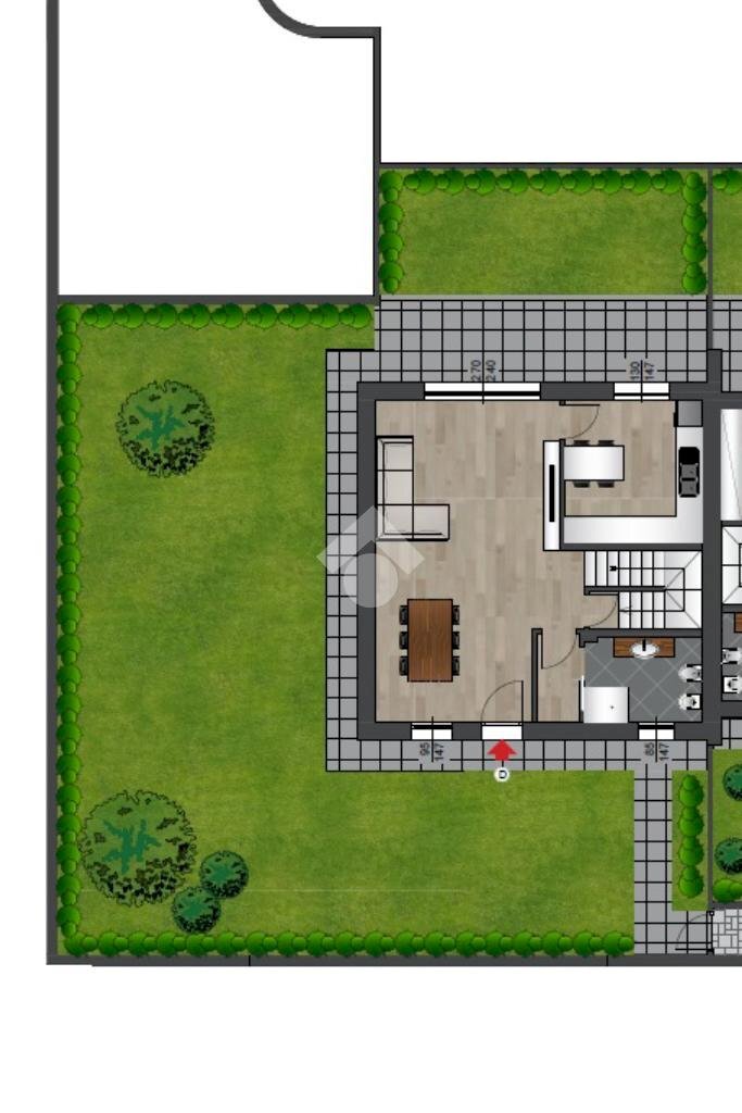 Villa a Schiera Via della Rondella, Lesignano de' Bagni - planimetria 1