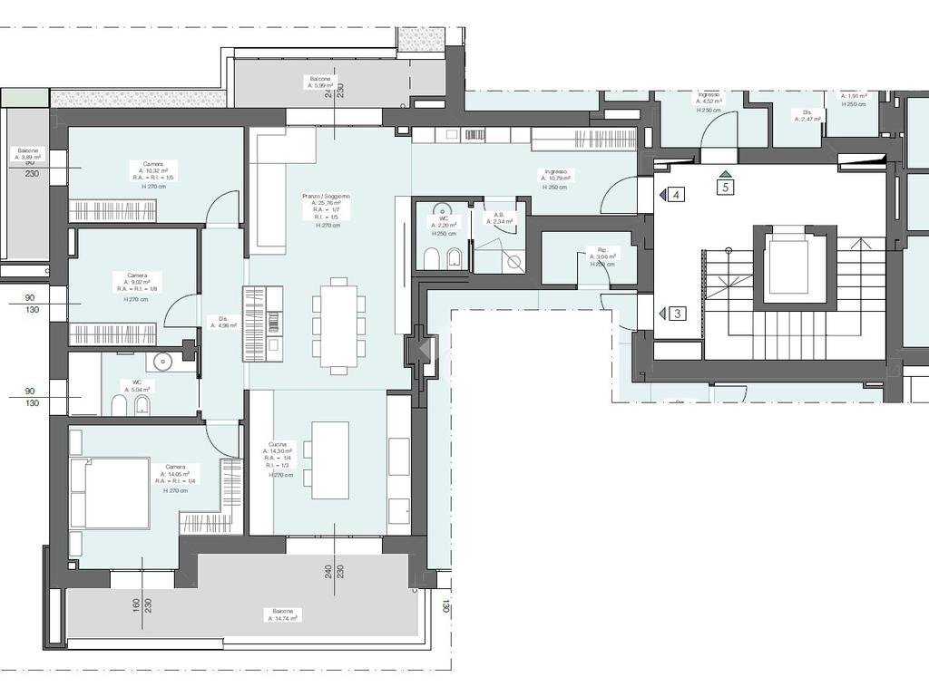 Four-room apartment Via della Repubblica, Scandiano - photo 3