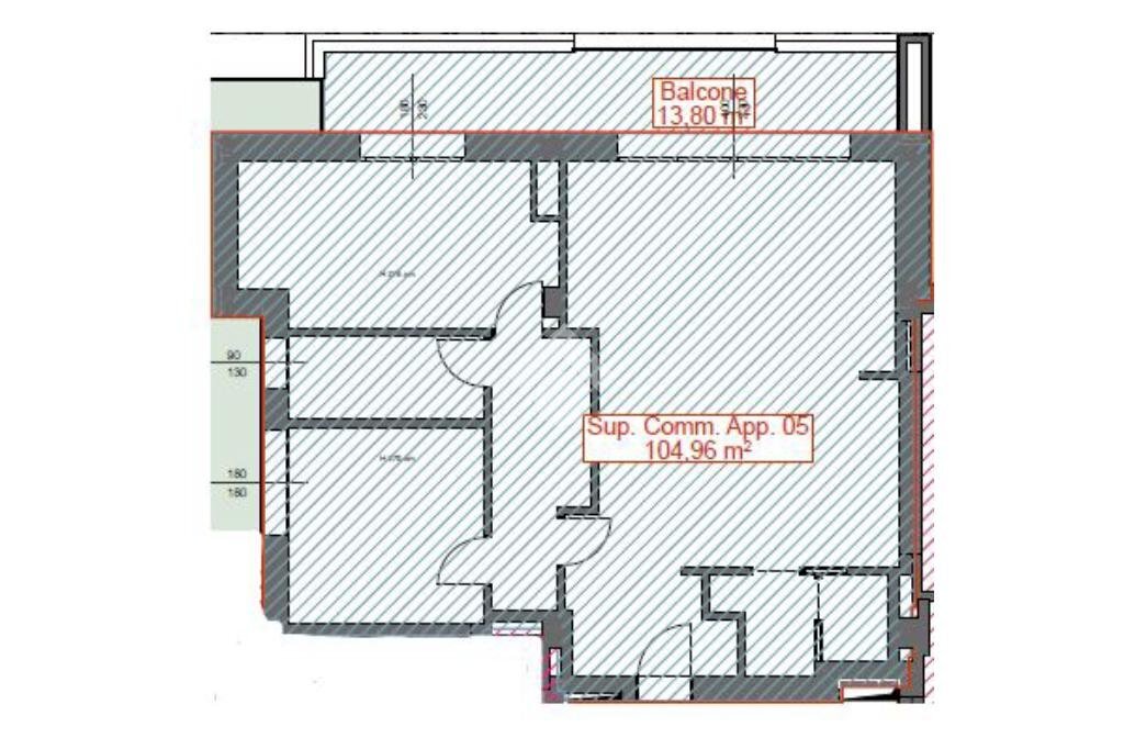 Trilocale Via della Repubblica, Scandiano - planimetria 1