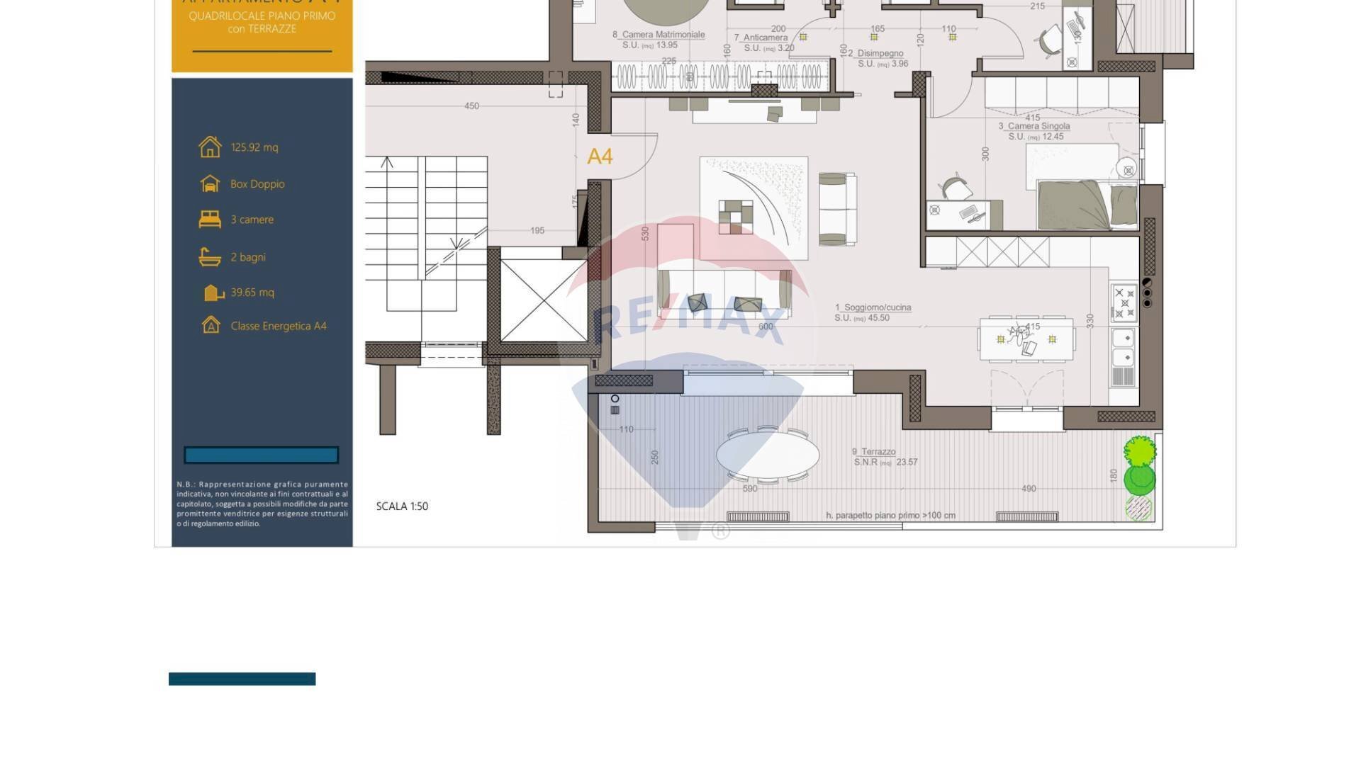 Four-room apartment Dalmine - photo 3