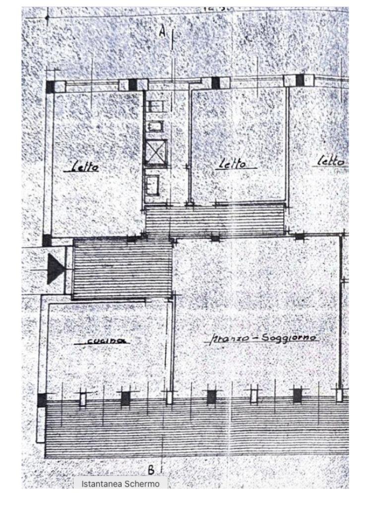 Portion of a house Via Sant' Ambrogio, Andora - floor plans 1