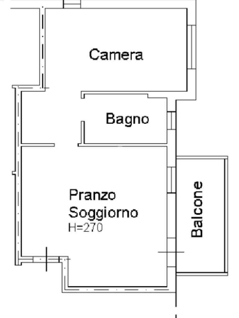 Two-room apartment Via Firenze, Gatteo - floor plans 1