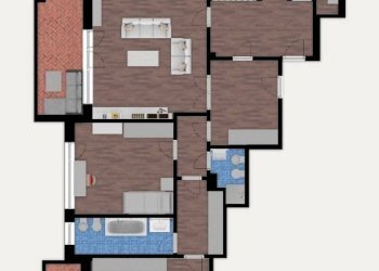 Four-room apartment Via Trionfale, Roma - photo 24