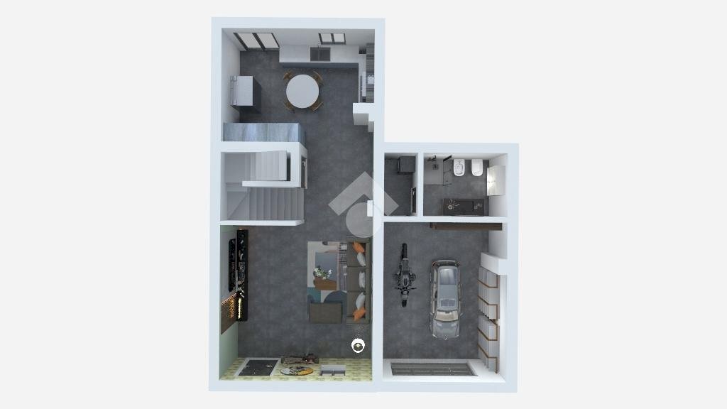 Portion of a house Via Dritto, Budrio - floor plans 1