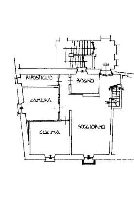 Four-room apartment piazza San Pietro, 1, Mondovì - floor plans 1