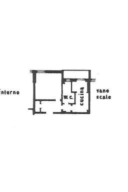Bilocale via Filippo Cevasco, 15, Genova (zona Sampierdarena) - planimetria 1