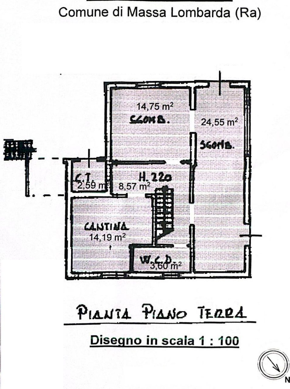 Independent house Massa Lombarda - floor plans 1