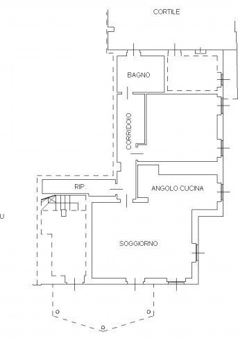 Villa strada Statale, 93, Manta - planimetria 1