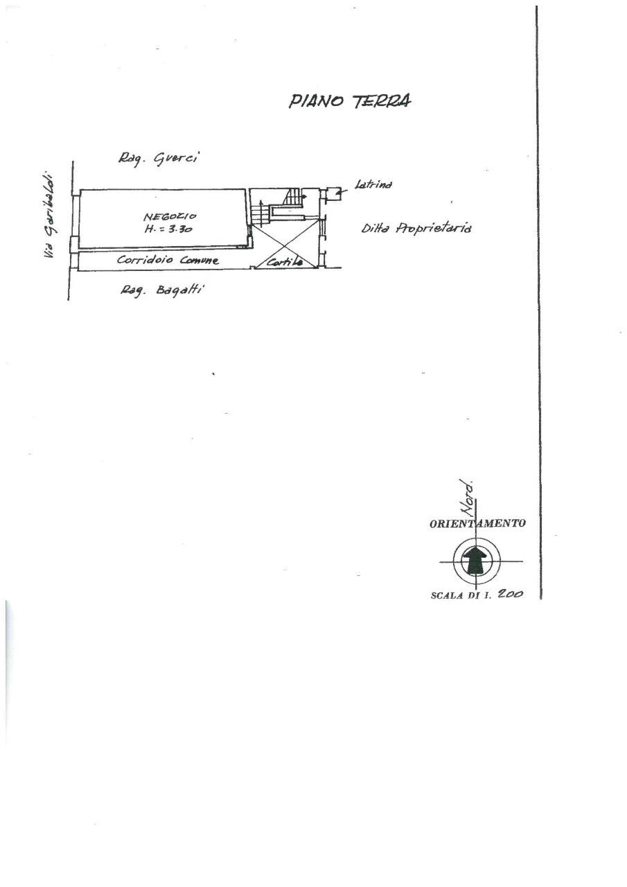 Negozio Parma - planimetria 1