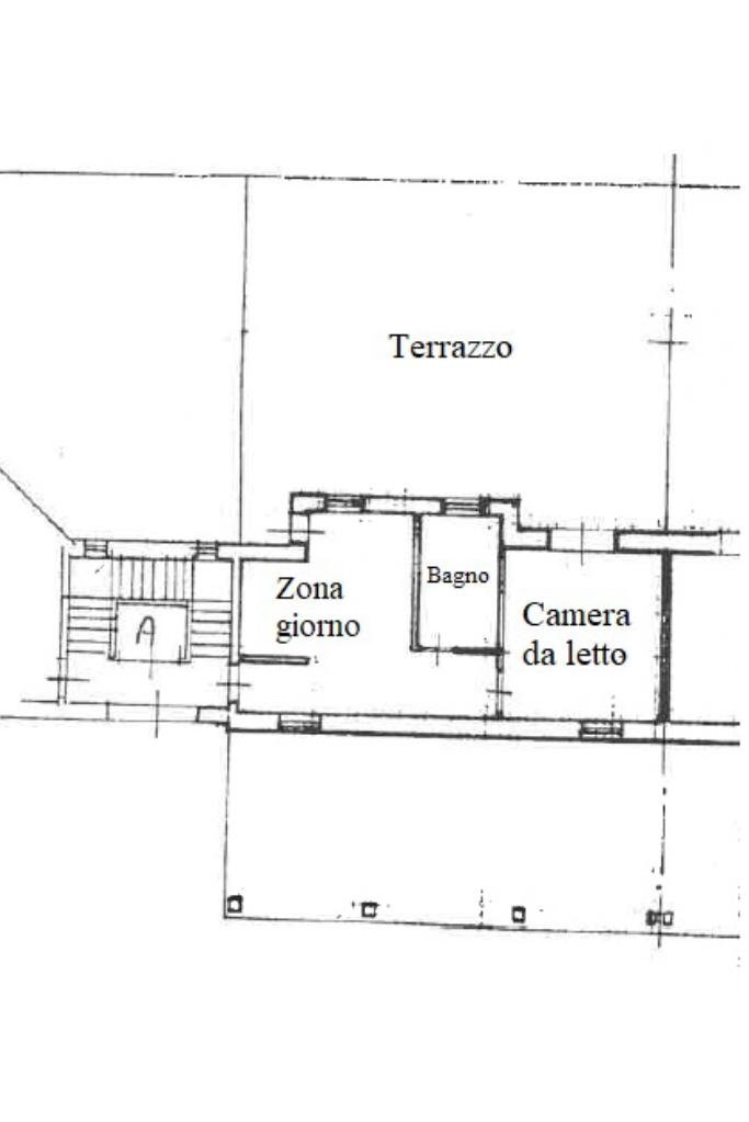 Bilocale Via del Follone, Saluzzo - planimetria 1