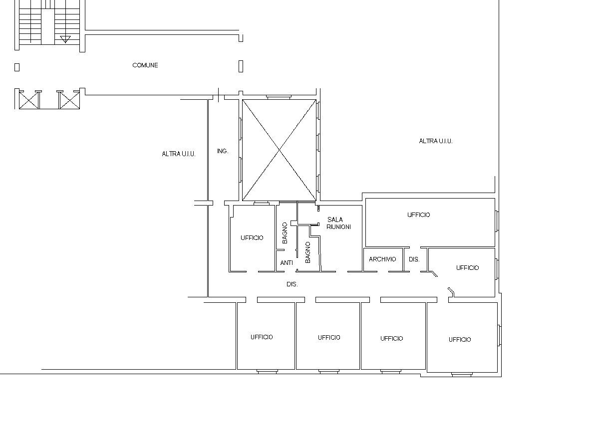 Office Bologna - floor plans 1