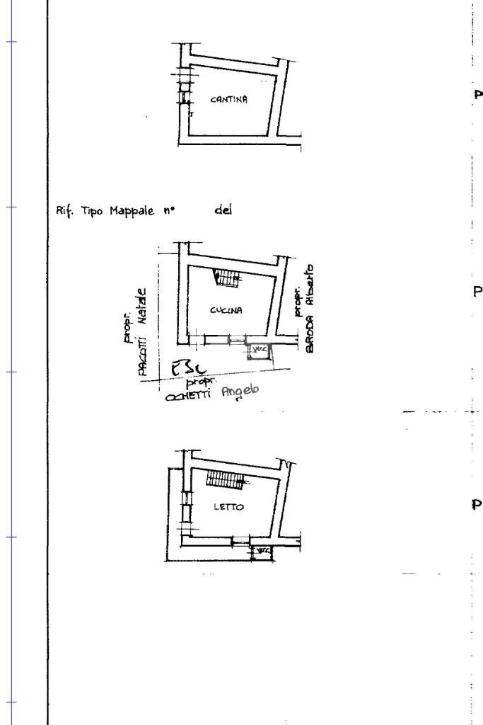 Casa semi indipendente Frazione Forno, Lemie - planimetria 1
