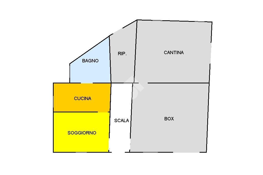 Casa indipendente Via Vittorio Veneto, Nizza Monferrato - planimetria 1